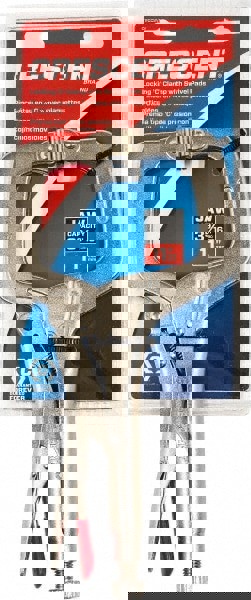 Locking Plier: 4'' Jaw Capacity, C-Clamp Jaw